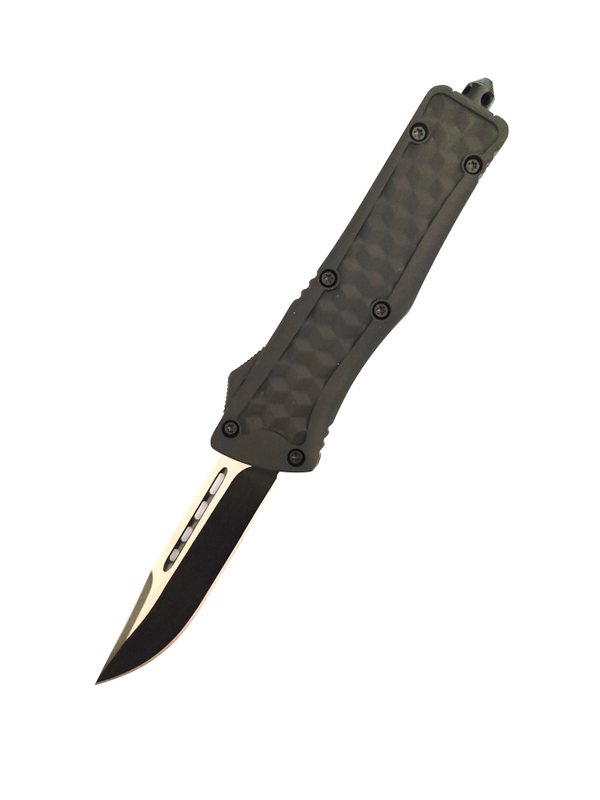 Various Blade Styles Optional Swift Movement Switch Blade Otf Auto Tactical Pocket Knife