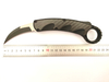 Carbon Fiber Inlay Double Edge Folded Outdoor Combat Auto Karambit Otf Survival Tactical Claw Knife