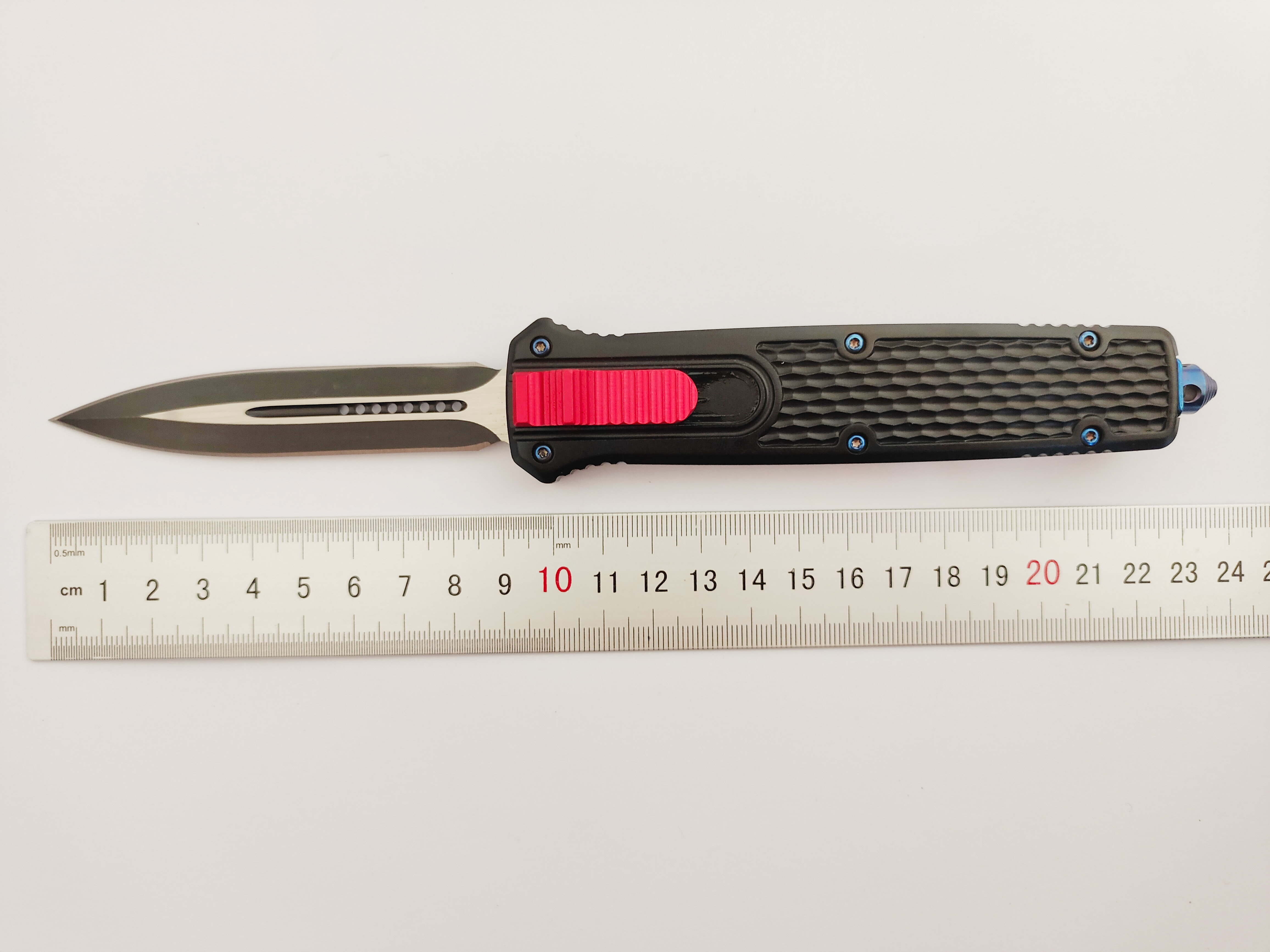 Self Defense Locking Automatic Spring Foldable Pocket Camping Knife Otf Switch Blade