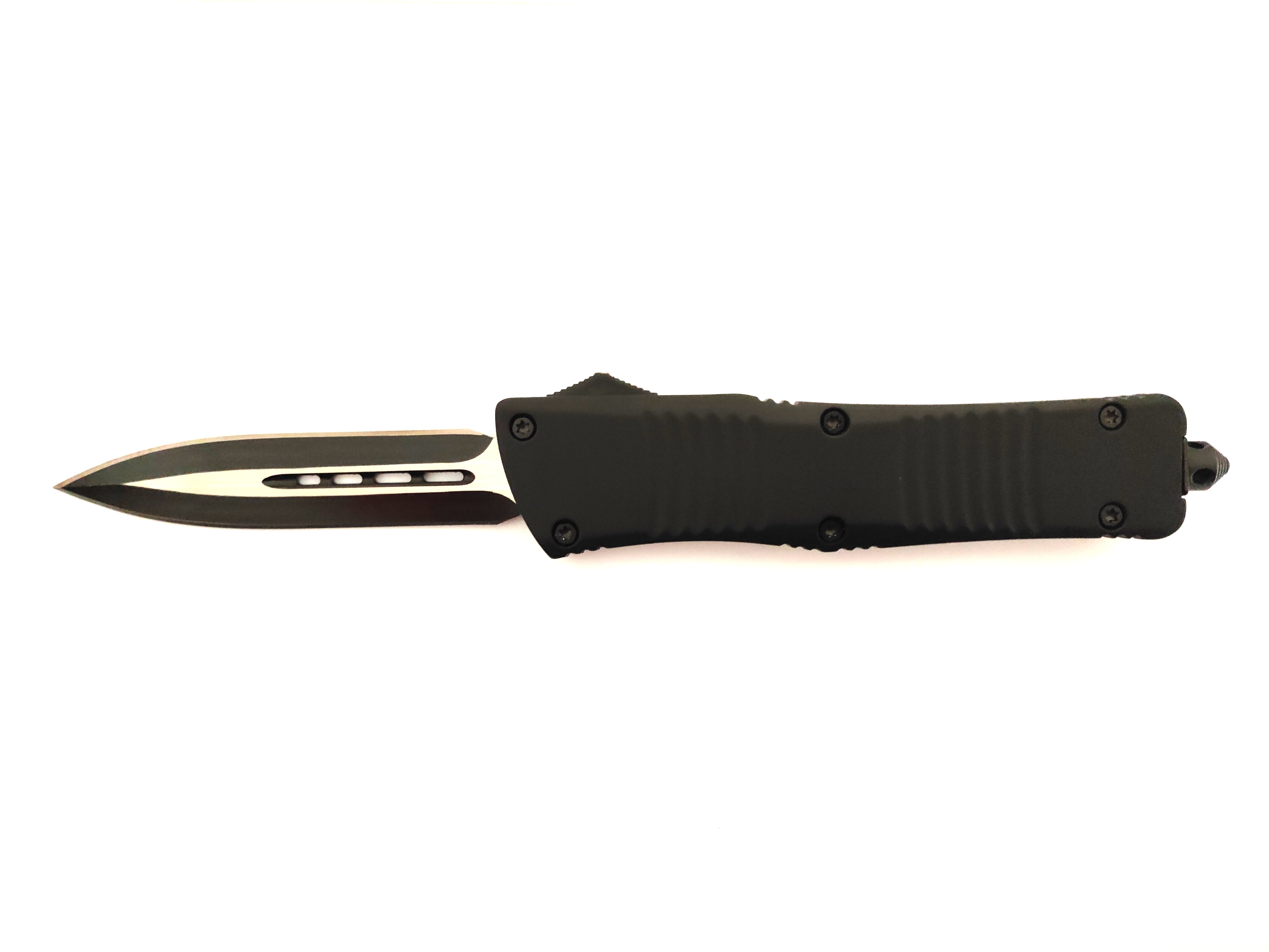 9 Inches Various Blade Styles Available Rubber Coated Black Automatic Tactical Combat Survival Gear Knife