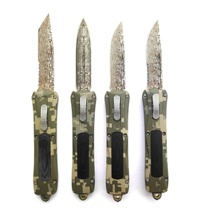 Outdoorsmen Hunters Otf-Auto Knives Tactical Pocket Knife D/E Pushbutton Ejector Tactical Combat Knife