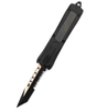 Small Serrated Folding Otf Auto Clip Point Tanto Blade Sided Portable Hunting Automatic Knife
