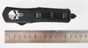 Rubber Coated The Punisher Skull Self Defense Tactical Folding Auto Otf Knife