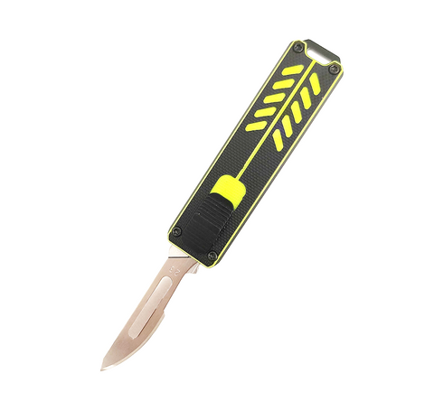 CNC Aluminum Quick Change Interchangeable Blade Out The Front Box Cutter Retractable Otf Utility Knife