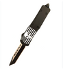 Black American Flag Skull Tanto Blade Clip Point Assisted Camping Hunting Fishing Auto Otf Outdoor Knife