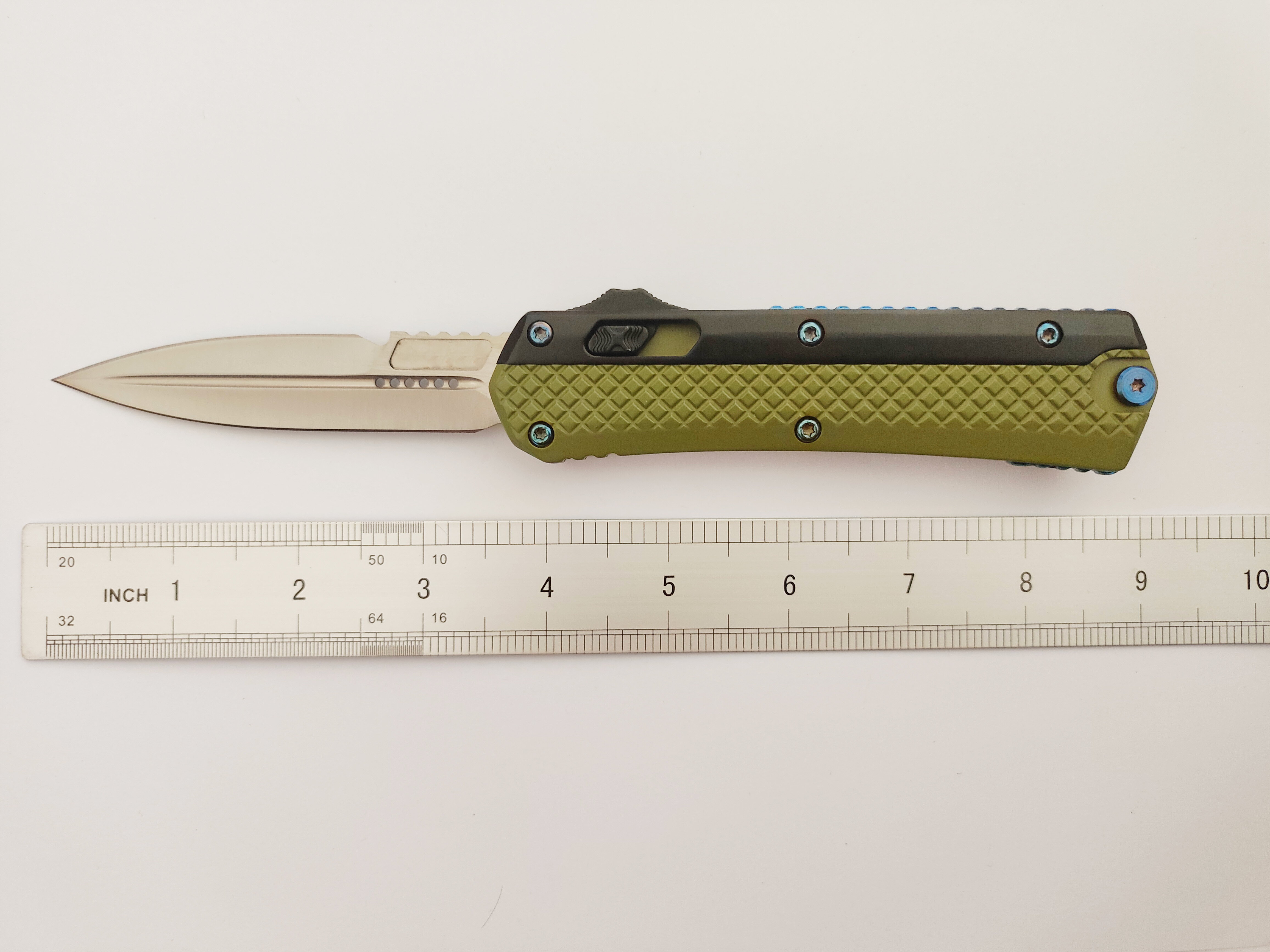 Wilderness Thumb Slide Opener D/A Everyday Carry Automatic Push Switchblades Cutting Knife