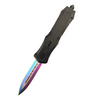 Rainbow Blade Automatic Hunting Double Edge Tactical Pocket Knife Otf Knife Auto Knives
