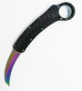 Rainbow Blade Karambit Auto Knives Combat Tactical Pocket Automatic Knife