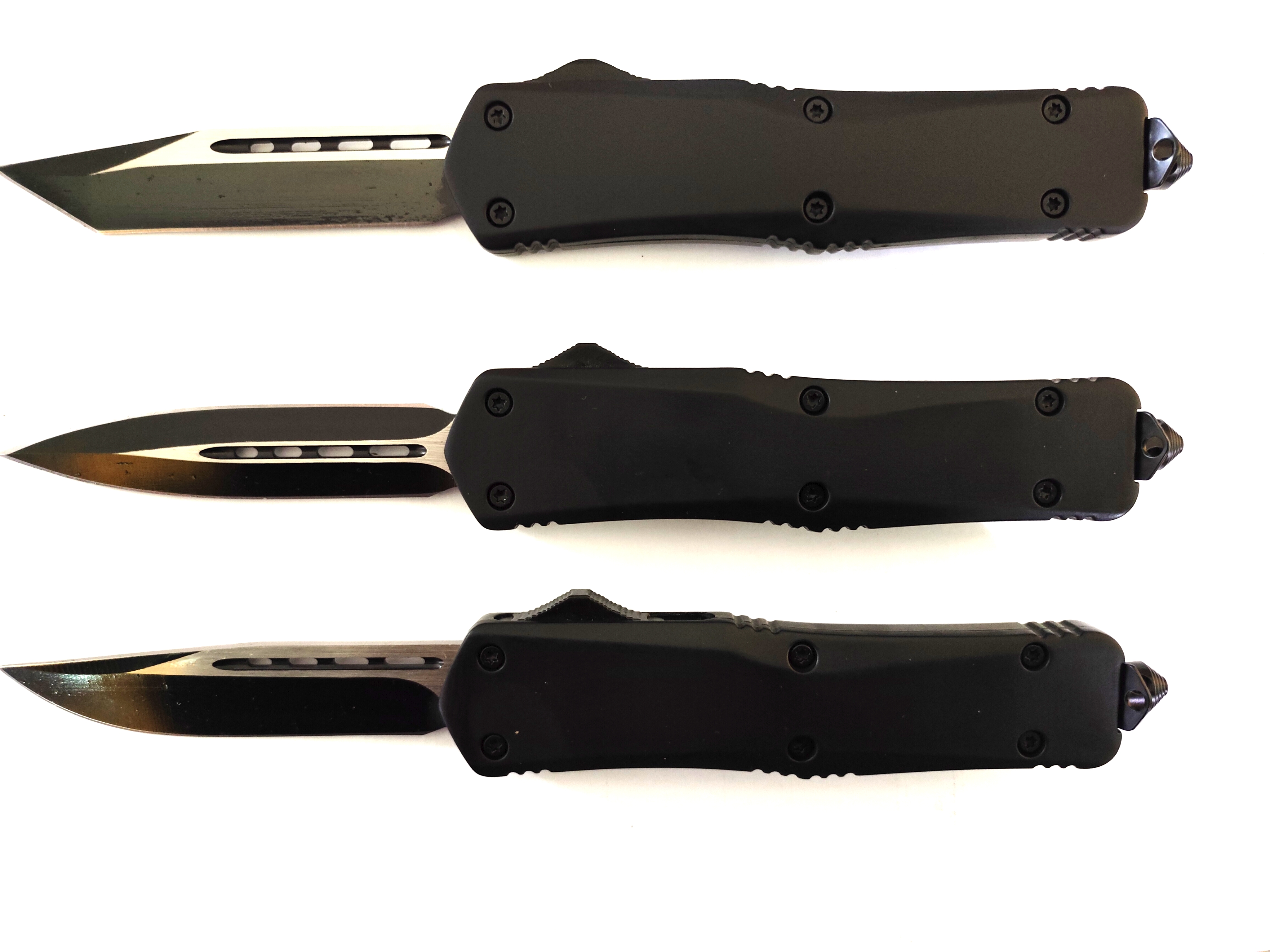 Large Auto Otf Knife Hunting Switchblade Wholesale Automatic Blade Knife