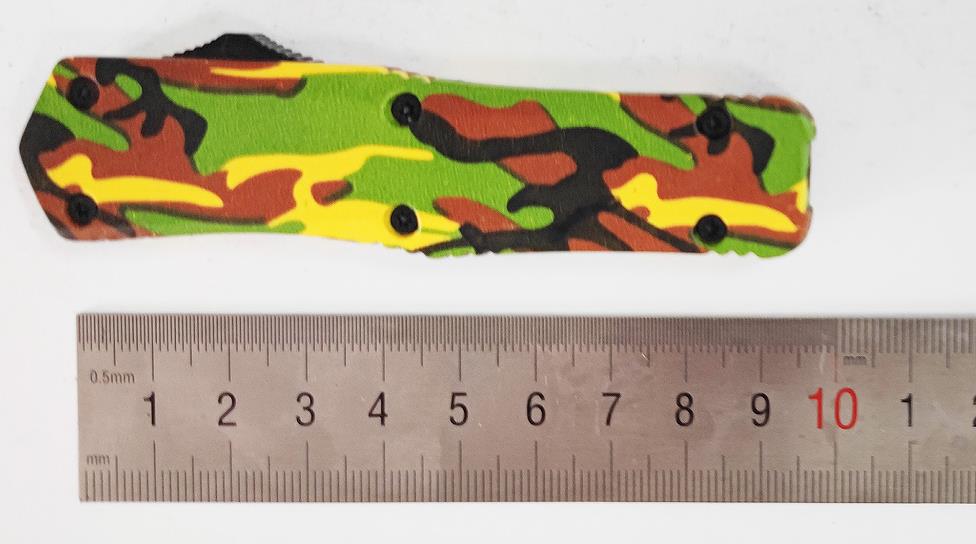 Camouflage Camo Defence Otf Auto Switch Blade Pocket Spring-Assited Knife