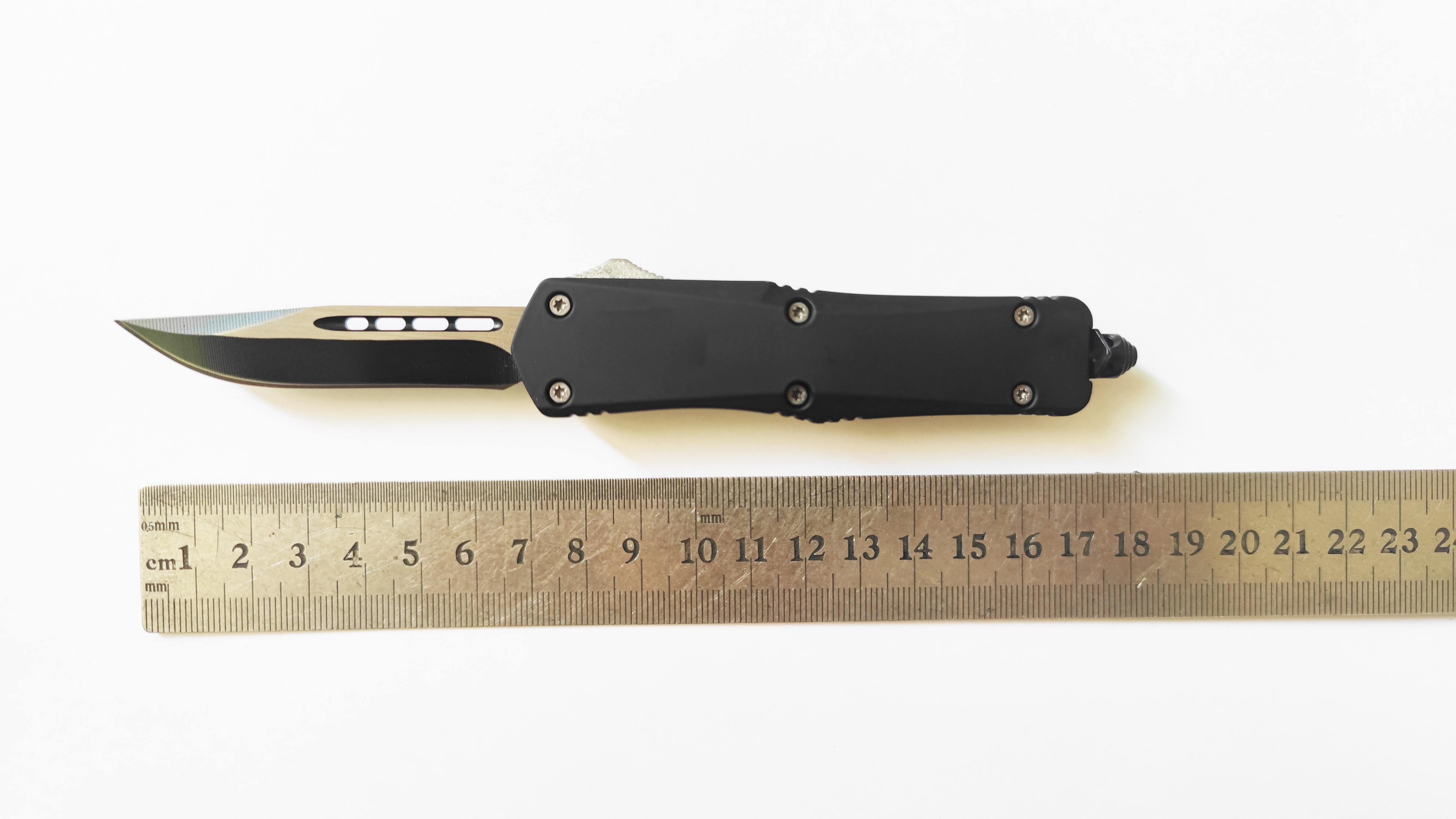 Combat Self Defense Auto Otf Hunting Automatic Knife Pushbutton Knife Double Action Knife