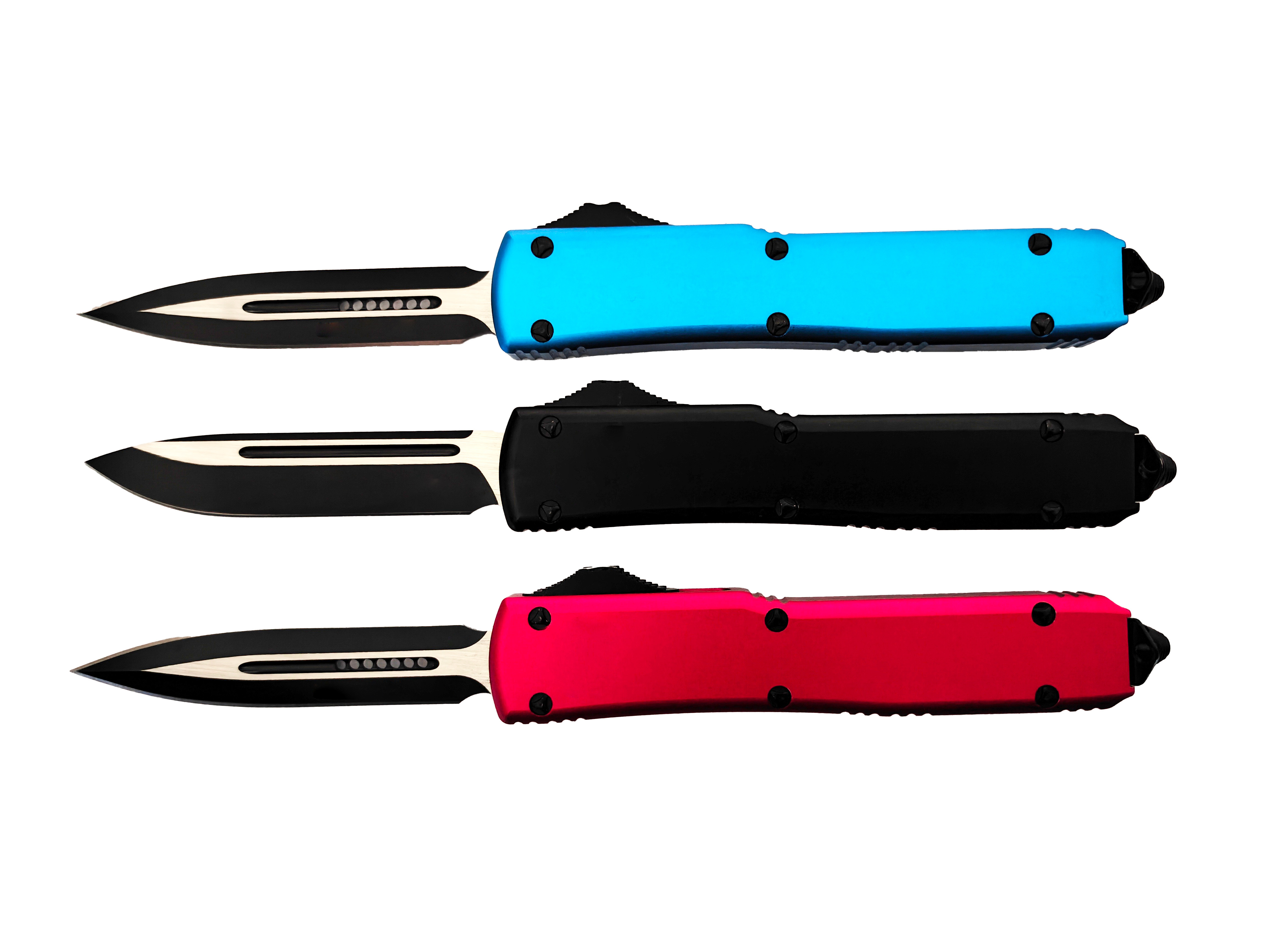 Microtech CNC Aluminum Sliding Blade Fast Deployment Automatic Out The Front Switchblade Knife