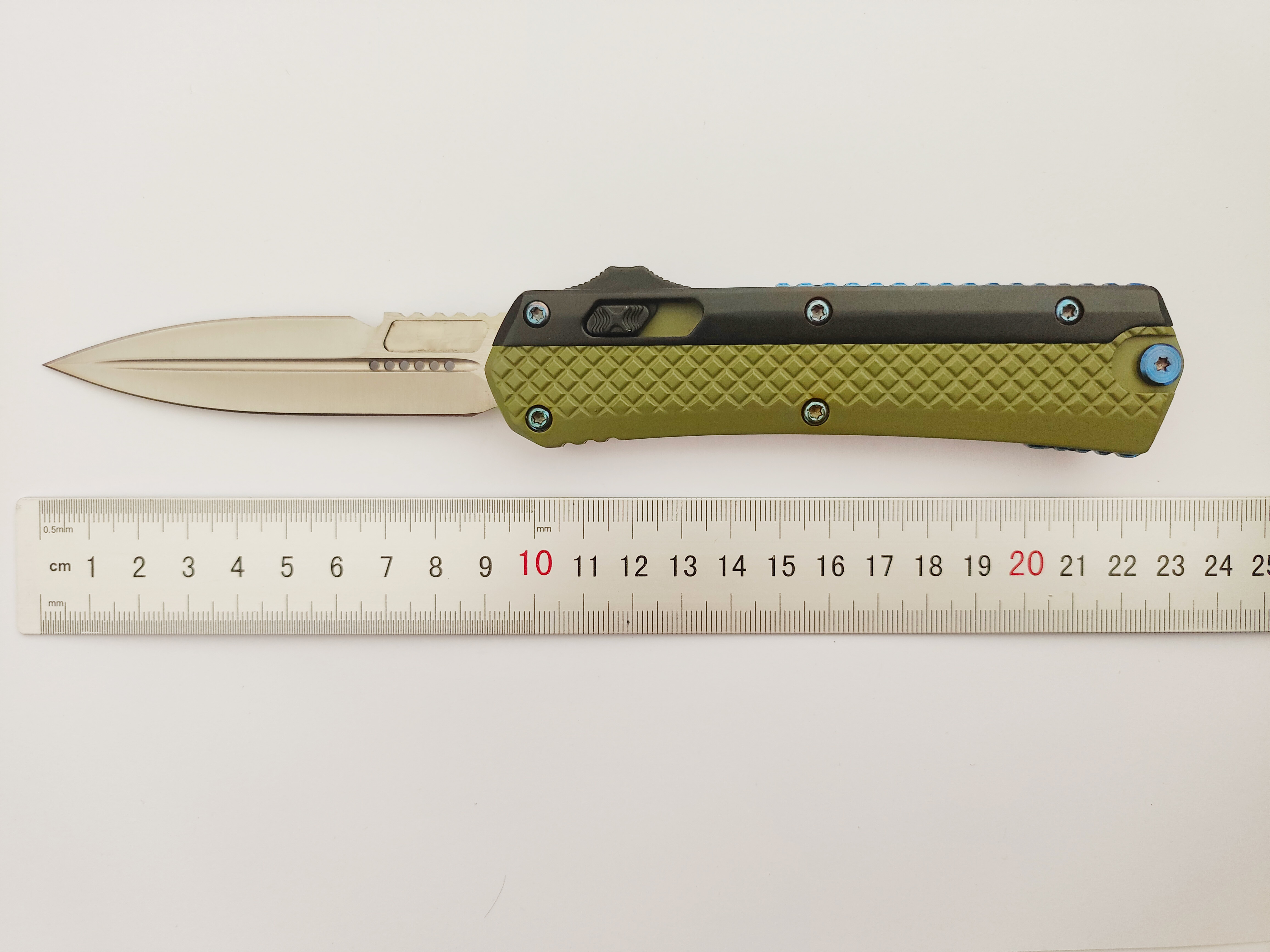 Wilderness Thumb Slide Opener D/A Everyday Carry Automatic Push Switchblades Cutting Knife