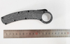 Carbon Fiber Coated Tactical Otf Dual Action Folding Outdoor Karambit Automatic Knife