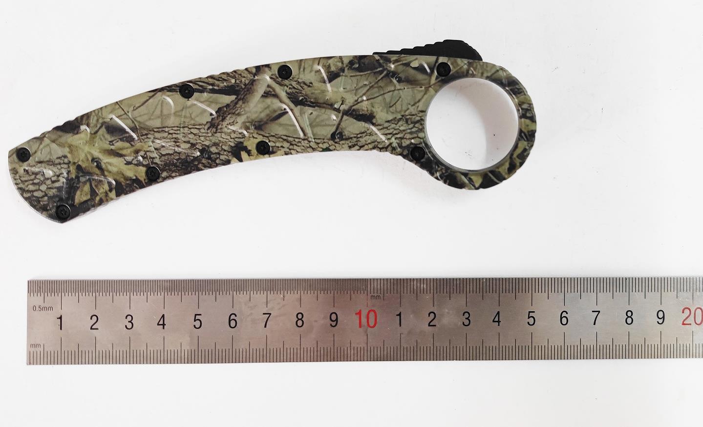 Outdoor Camping Blade Survival Dual Action Otf Karambit Automatic Knife