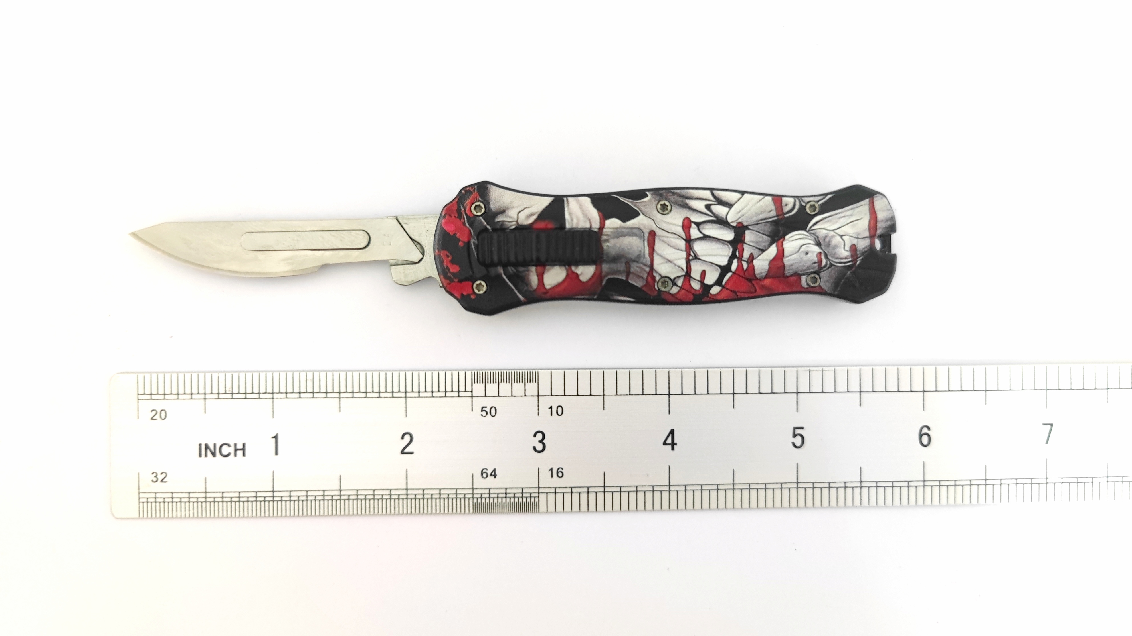 Portable Multiple Use #24 Blade Automatic Otf Surgical Bistoury Scalpel Knife for Sale