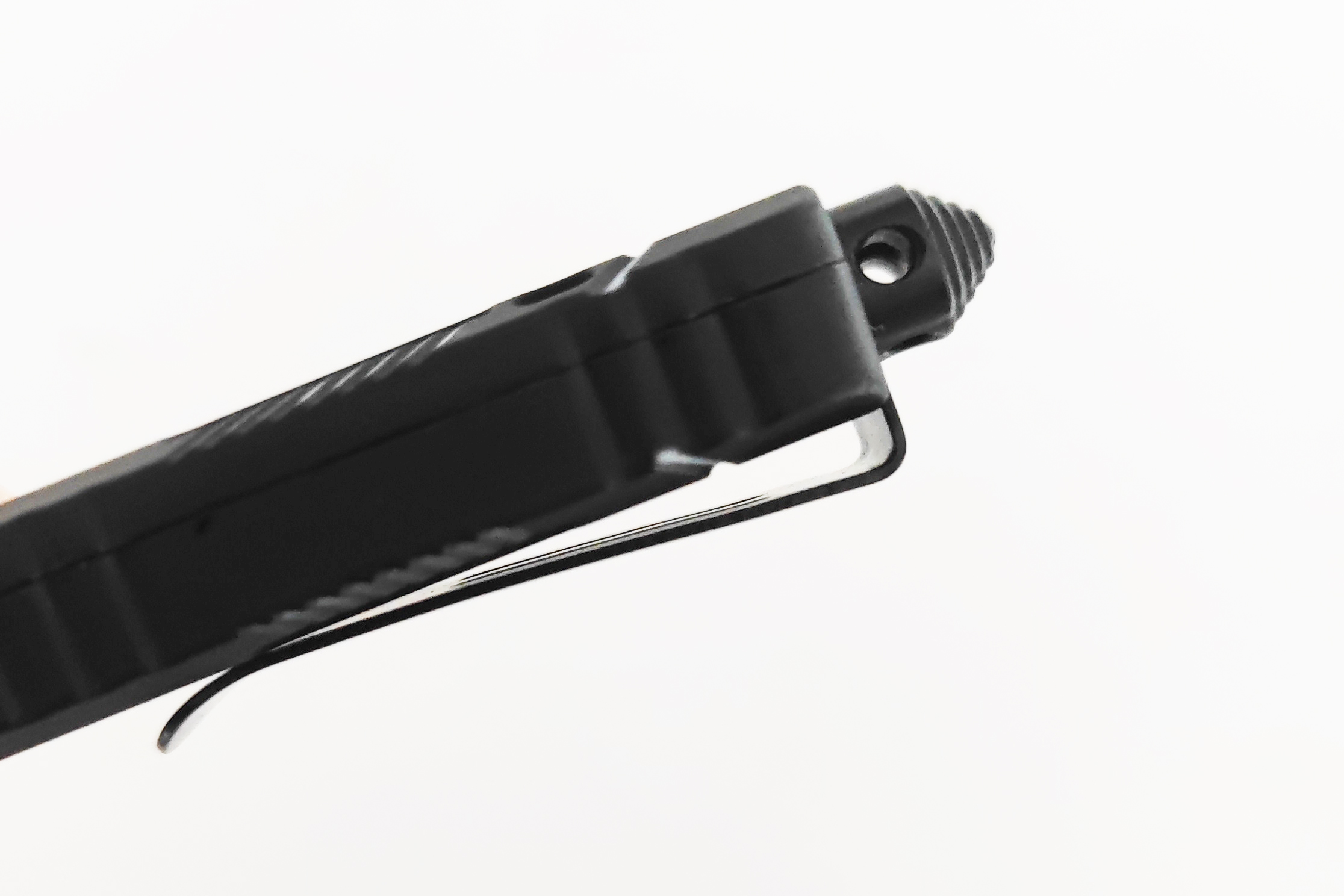 Large Sliding Dual Action Knife Serrated Edge Otf Automatic Knife