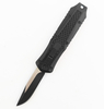 Fast Action Drop Point Single Blade Compact Otf Diamond Style Blades Mini Automatic Knife