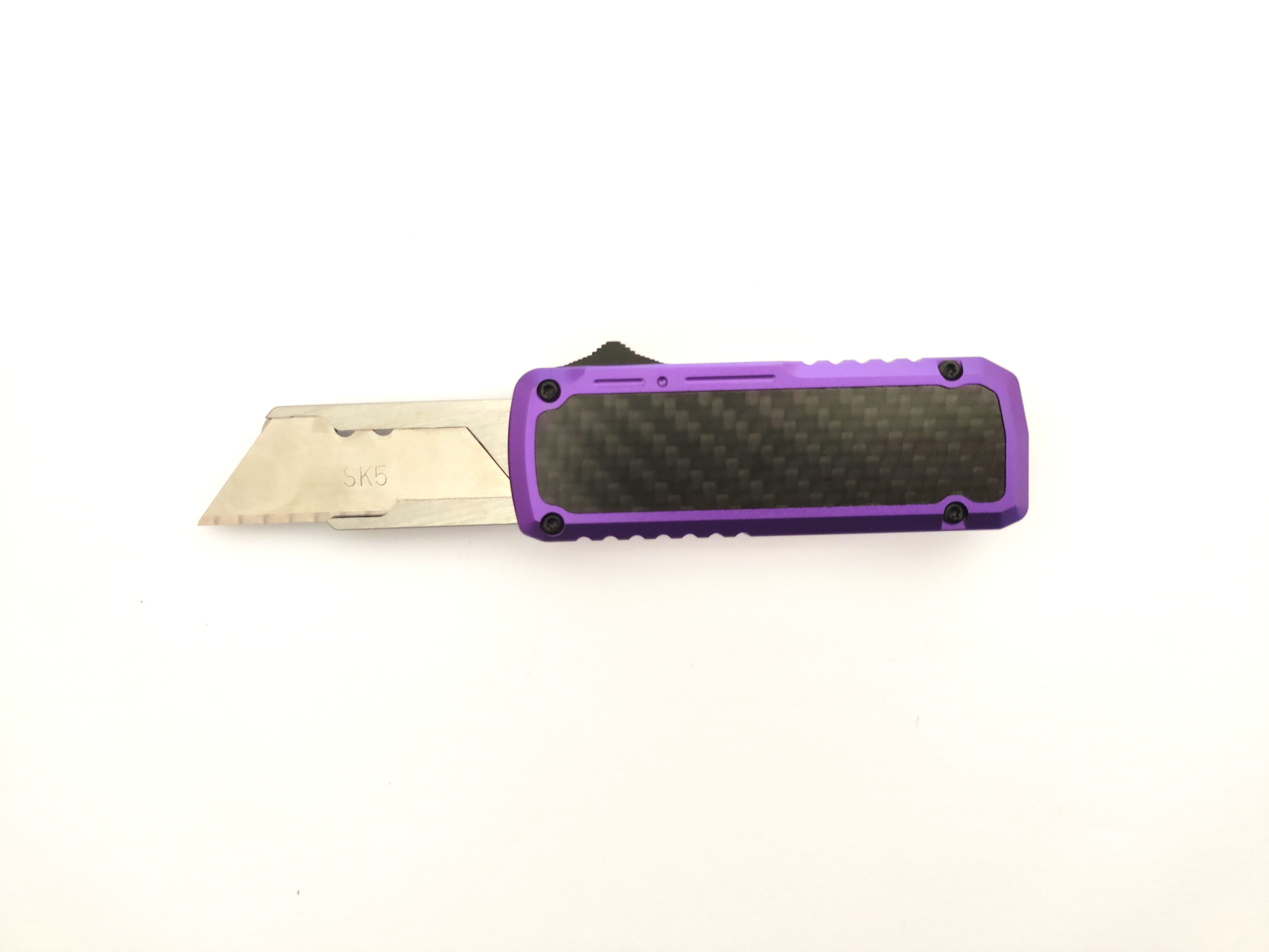 Folding Replaceable Utility Knives Otf Multifunctional EDC Carbon Fiber Inlay Razor Knife Box Cutter Art Knife