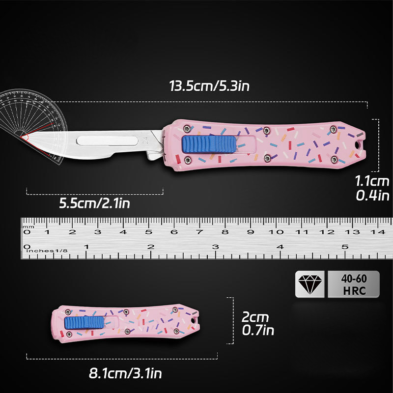 Hot Sale Portable Scalpel Blade Otf Automatic Multifunctional Replaceable Utility Otf Knife