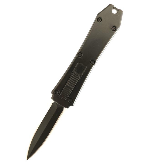 Black Double Blade Dual Edge Mini Automatic Portable EDC Switch Blade Auto Otf Knives