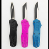 Clip Point Tanto Blade Sided Double Action Sidekick Mini Otf Automatic Sliding Knife