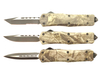 Spear Point Coating Defence D/E Automatic Folded Tactical Pocket Knife