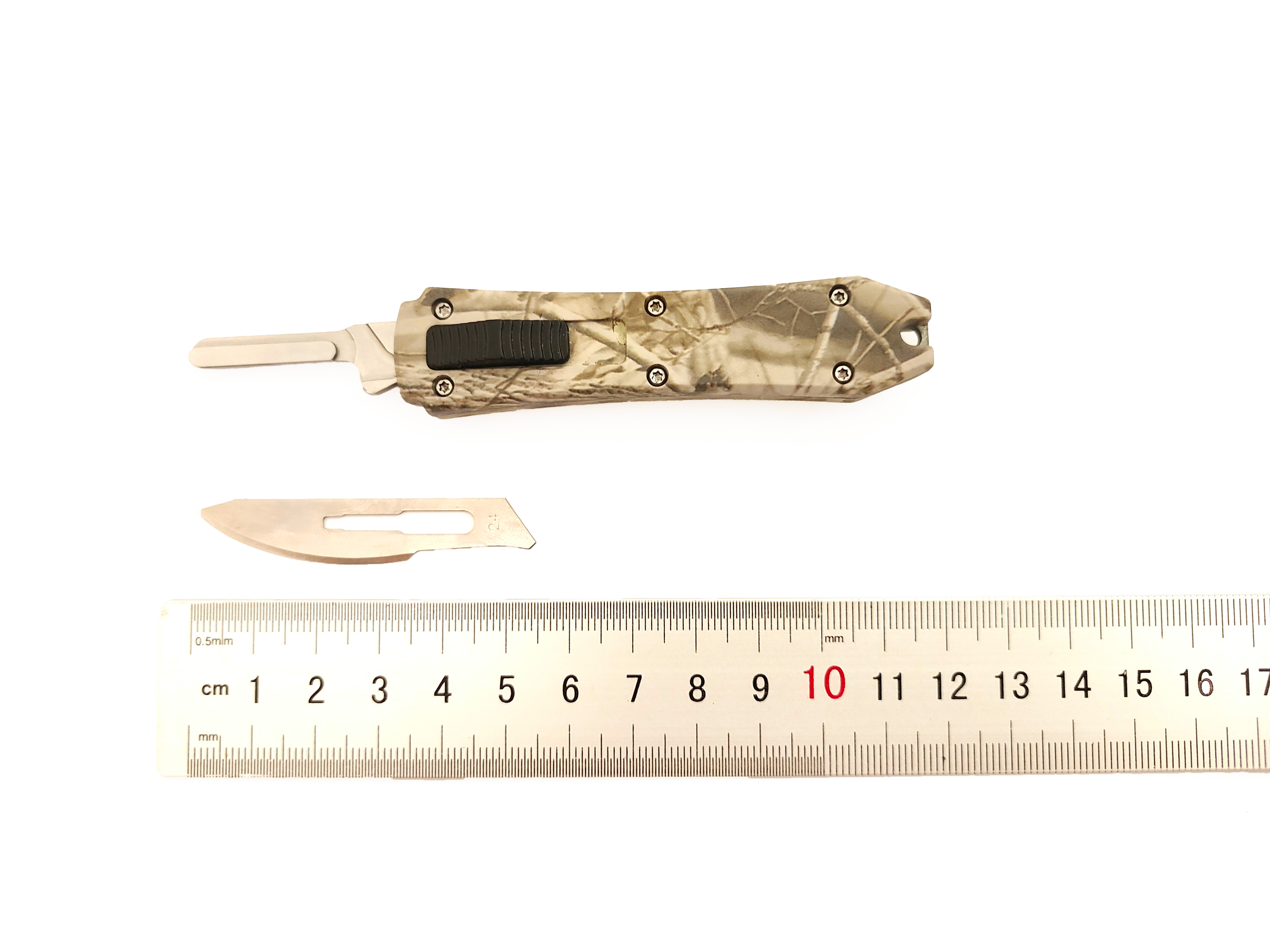 Front Eject Knife with Replaceable Blade Automatic Otf Multi Tool Knife