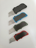 Carbon Steel Sk5 Push Button Carbon Fiber Aluminum Folding Box Cutter Automatic EDC Utility Knife
