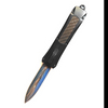 23cm Tactical Knives Outdoor Otf Automatic Hunting Camping Titanium Blade Hunting Defense Knife