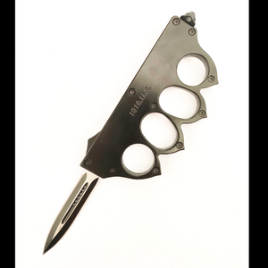 Us Otf 9.0" 1918 Tactical Trench Knuckle Auto Otf Brass Knuckles Knives Automatic Knife