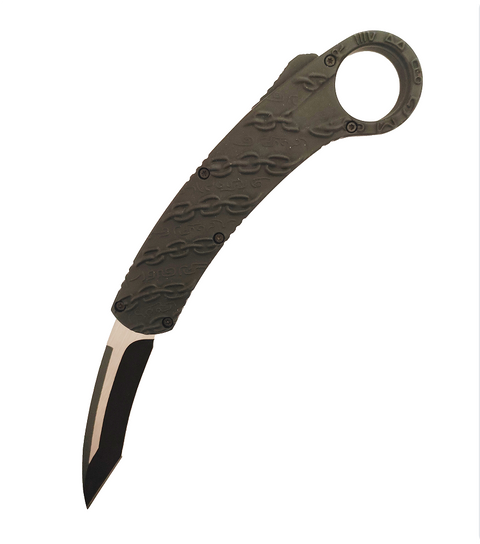 8.5 Inches Chain Auto Otf Karambit Tactical Claw Hunting Automatic Knife Dual Action Knife