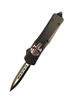 Chinese Wholesale Black Skull Big Folding Out The Front Automatic Knife