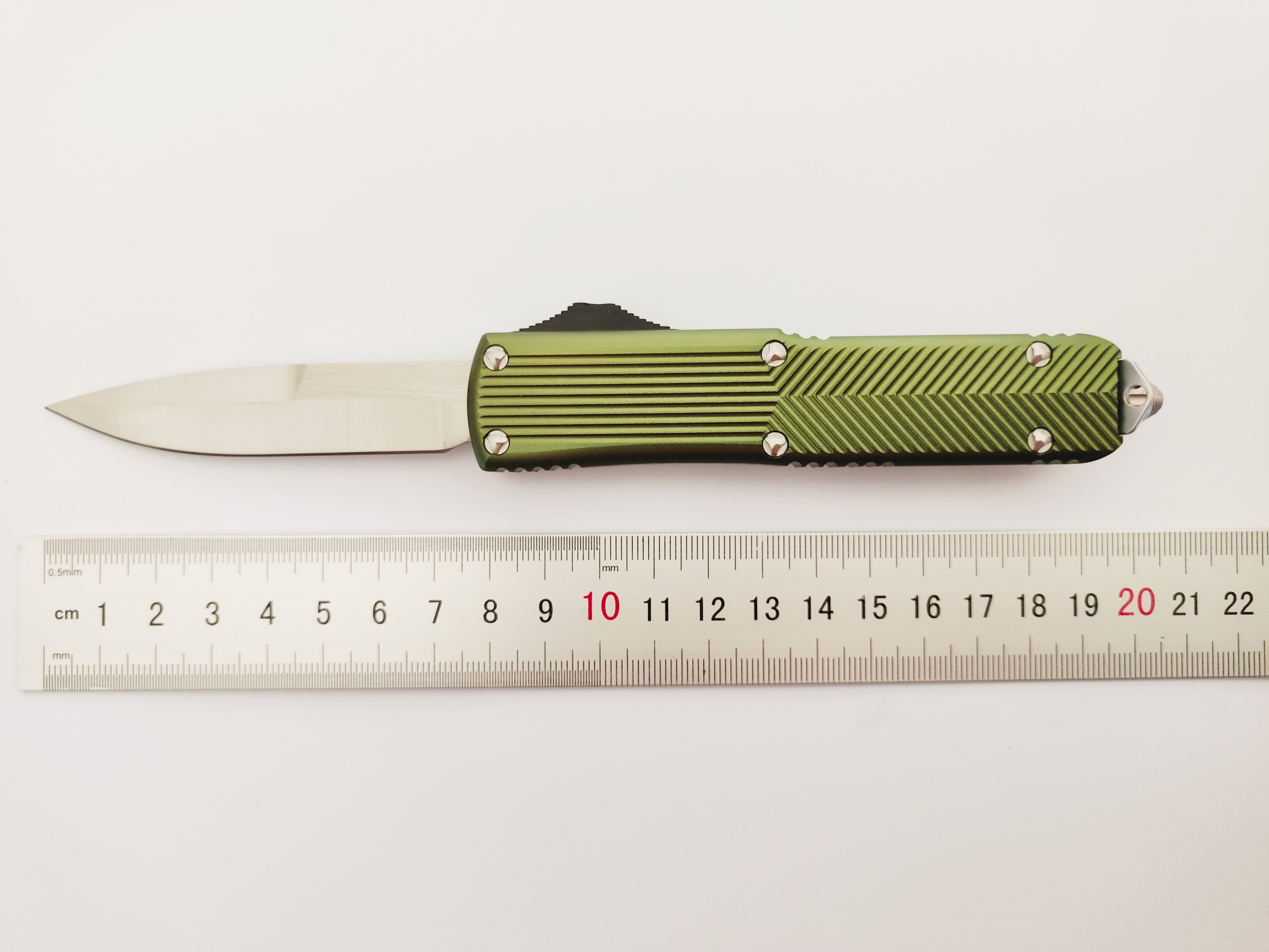 Stainless Steel Blade CNC Aluminum Handle Wholesale Portable Button Otf Automatic Knife