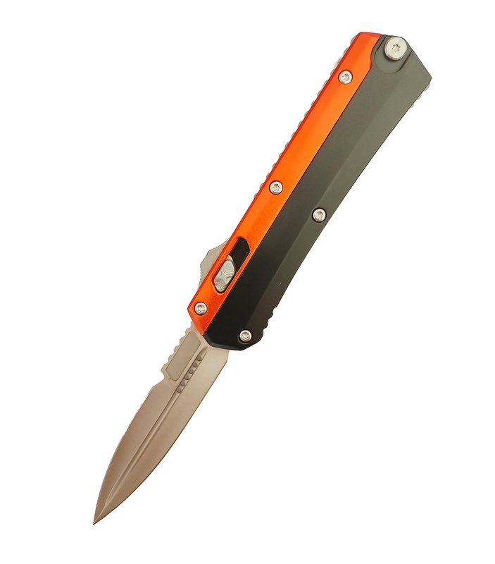 Microtech Glykon Bayonet Blade Complicated Switchblade Fast Deployment Front Otf Automatic Straight Out Knife