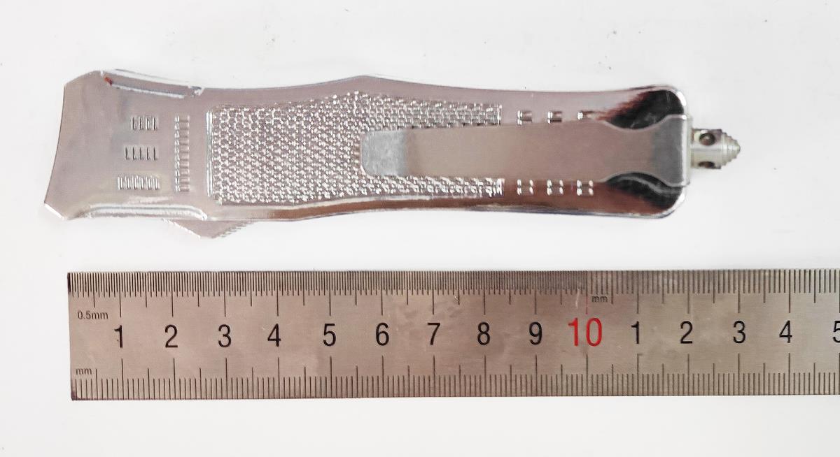 Switchblade Push Button Titanium Tactical Double Action Knife Foldable Automatic Otf Knife