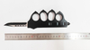 Zinc Aluminum Alloy Tactical Knife Trench Automatic Otf Knuckle Knife