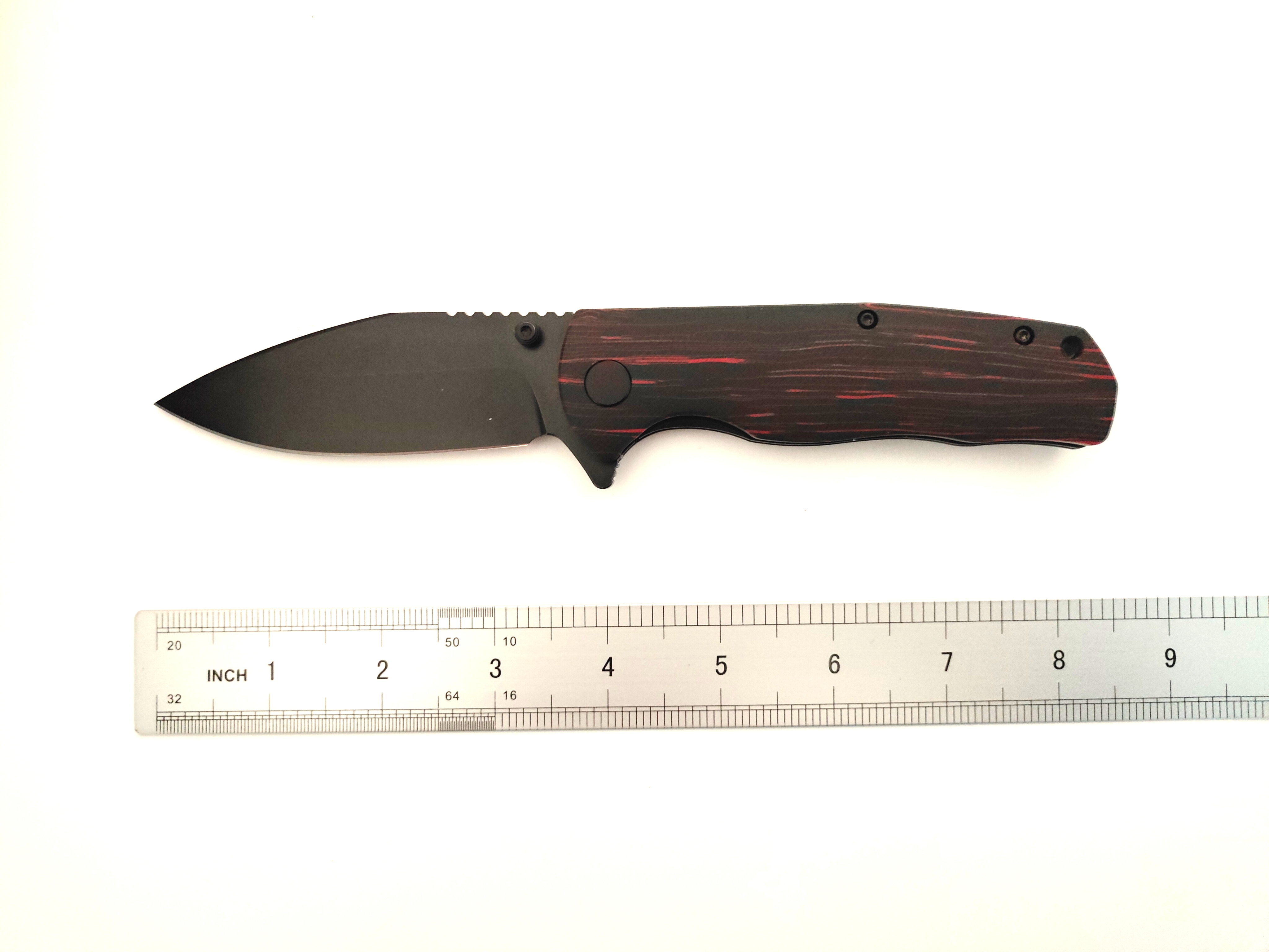 D2 Stainless Steel G10 Handle Folding Survival Camping Hunting Outdoor Knife