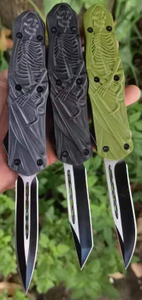 Human Skeleton Otf Dual Action Tactical Hunting Wholesale Automatic Knife