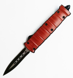 Large Wood Out The Front Blade Edge Straight Out Tactical Automatic Knives 