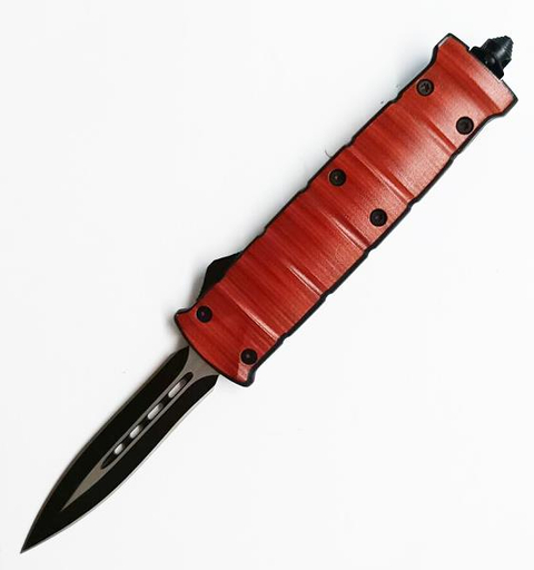 Large Wood Out The Front Blade Edge Straight Out Tactical Automatic Knives 