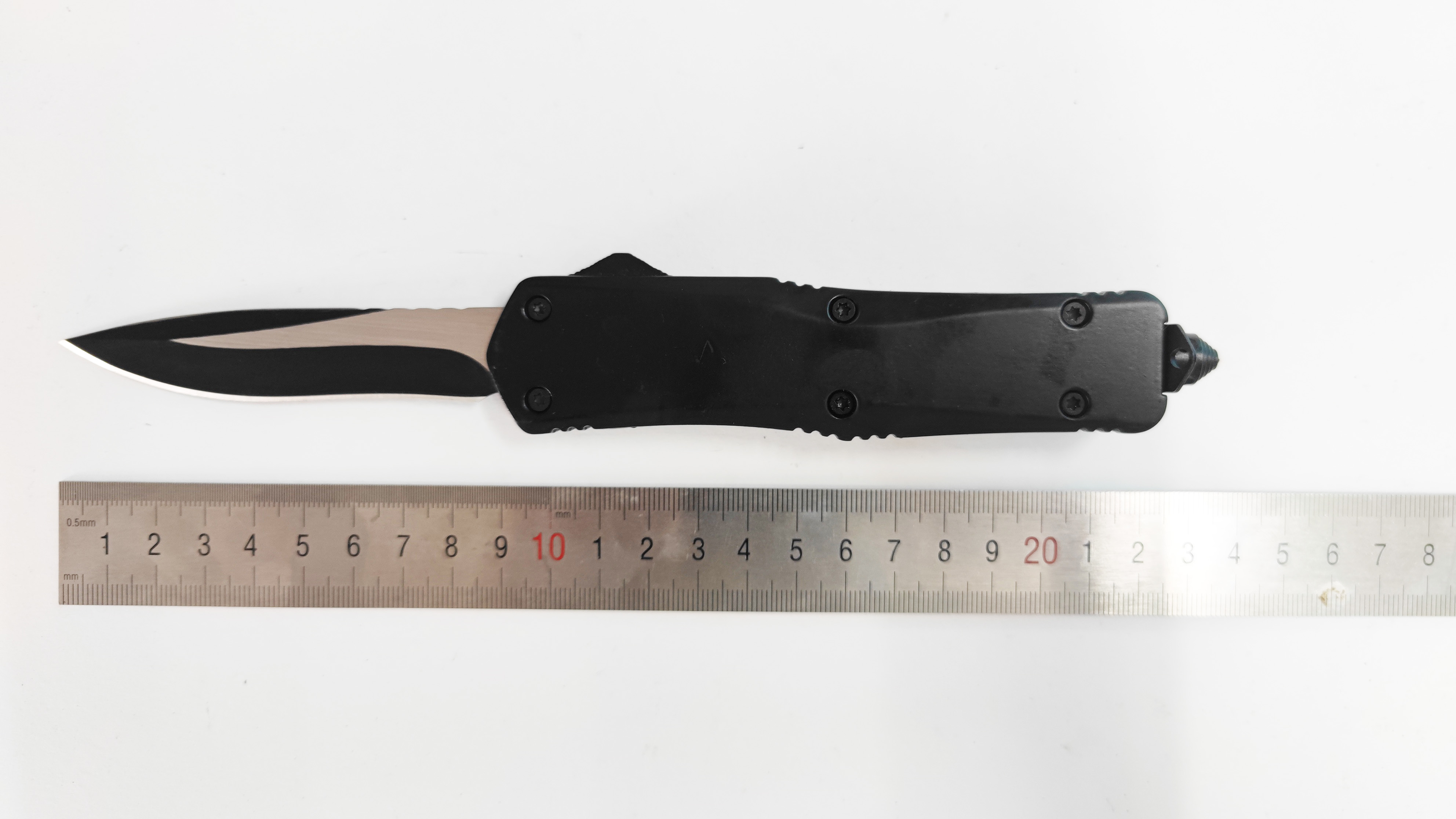 Otf Sliding Pushbutton Switchblade Custom Self Defense Knife Automatic Knives