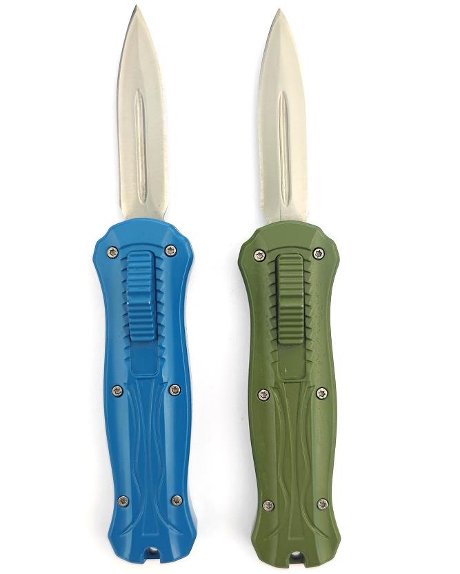 Zinc Aluminum Alloy Handle Mini Automatic Auto-Otf Knife Switchblade Pocket Sliding Knife