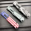 Aluminum Spring Assisted Mini Micro Angel Blade Otf CNC Telescoping Automatic Knife