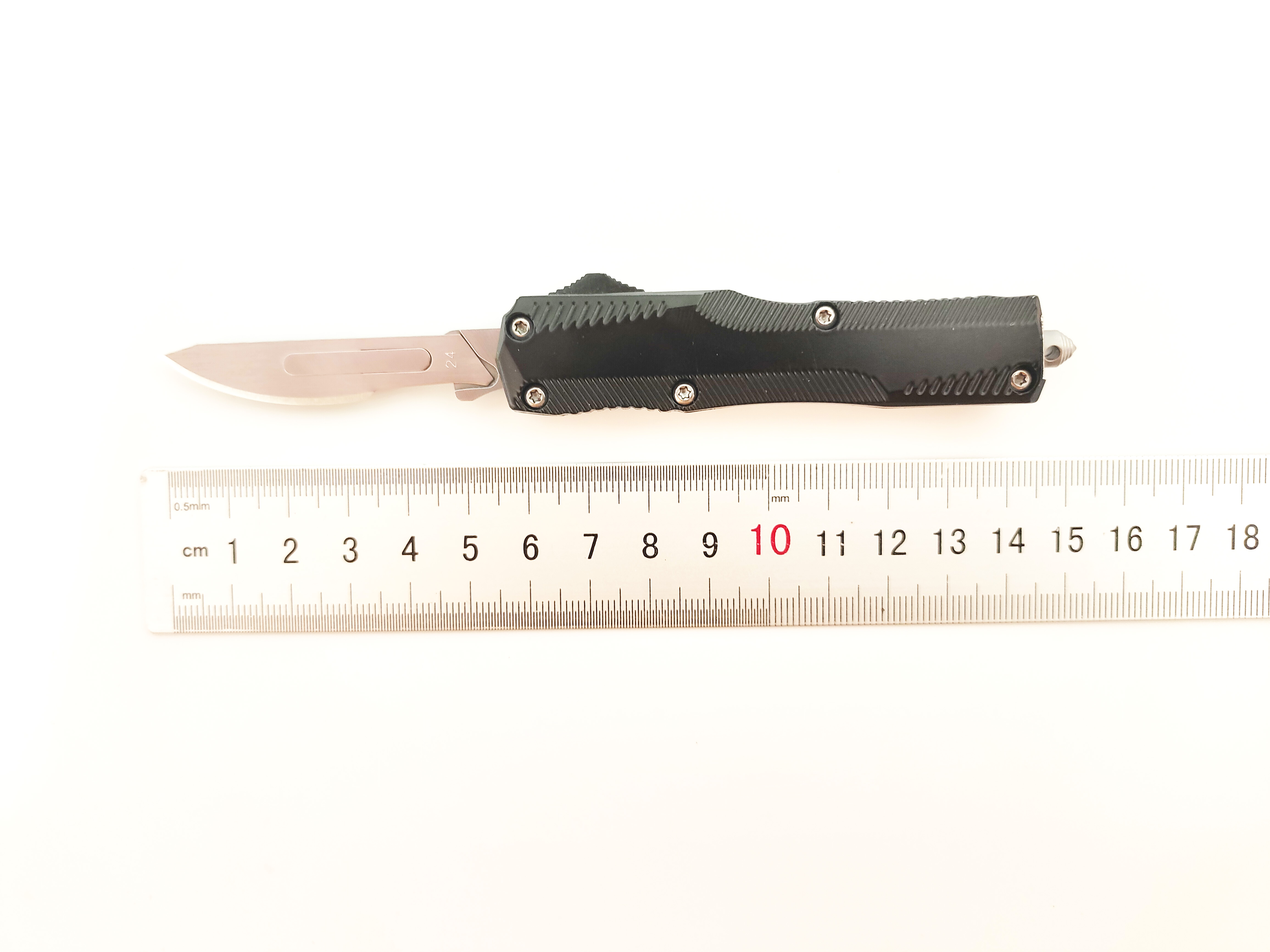 Premium OTF Surgical Scalpel | Heavy Duty Sliding Pocket Knife for Craft & EDC | Replaceable #23 #24 Blades Utility Knife Manufacturer