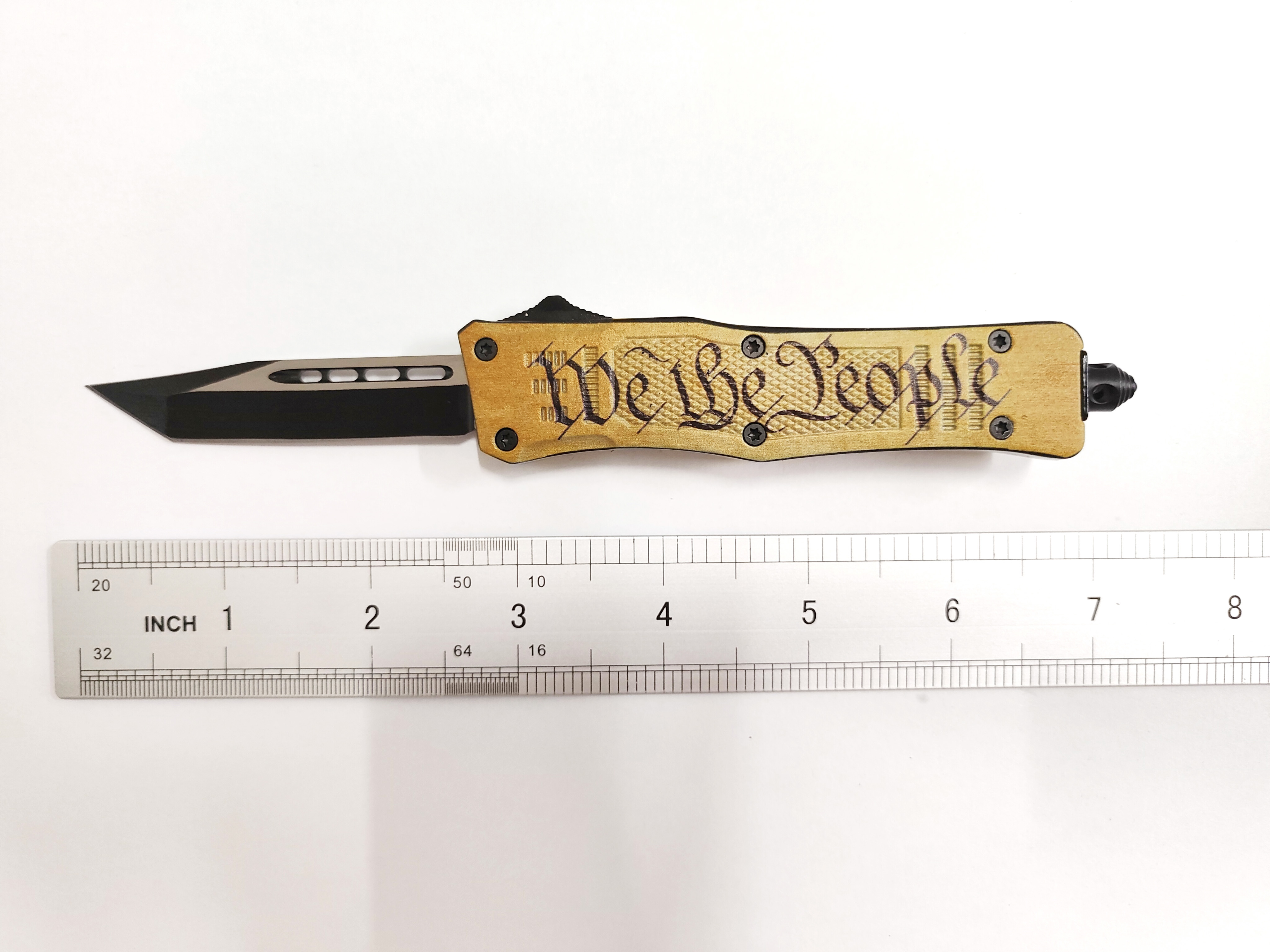 Micro-Tactical Legal Small Precision Pocket OTF Knife | Double Action Automatic Knife for Wholesale & B2B Bulk Orders