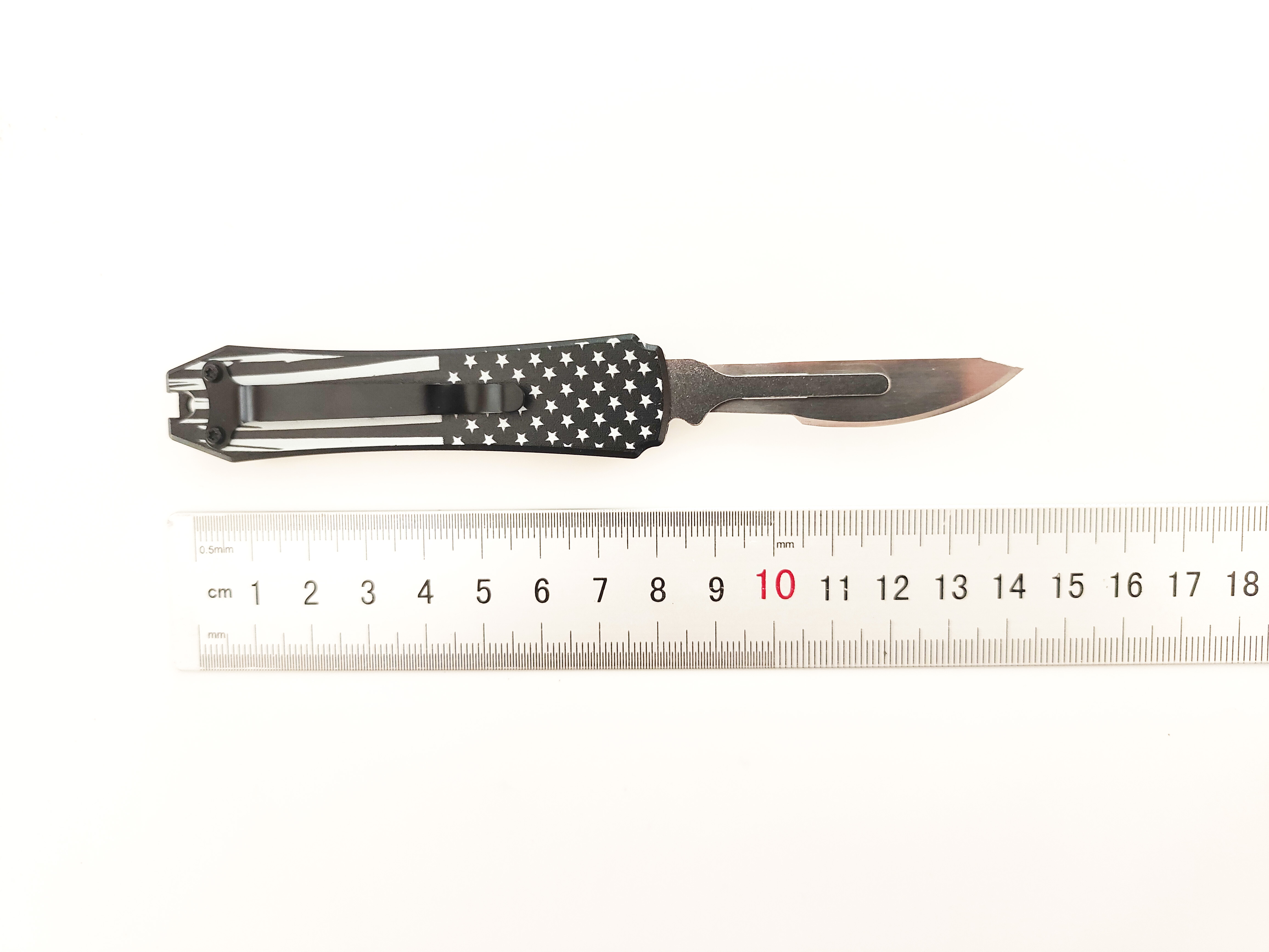 EDC Outdoor Automatic Utility OTF Scalpel Knife | CNC Aluminum Sliding Blade Craft Precision Cutting Packaging Industrial DIY Wholesale Bulk