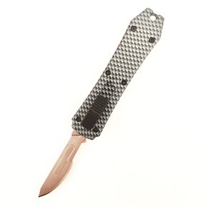 Mini OTF Pocket Scalpel Replaceable Surgical Blades Craft Dissection Factory Wholesale EDC Retractable Out The Front Scalpel Industrial Cutting Cutter
