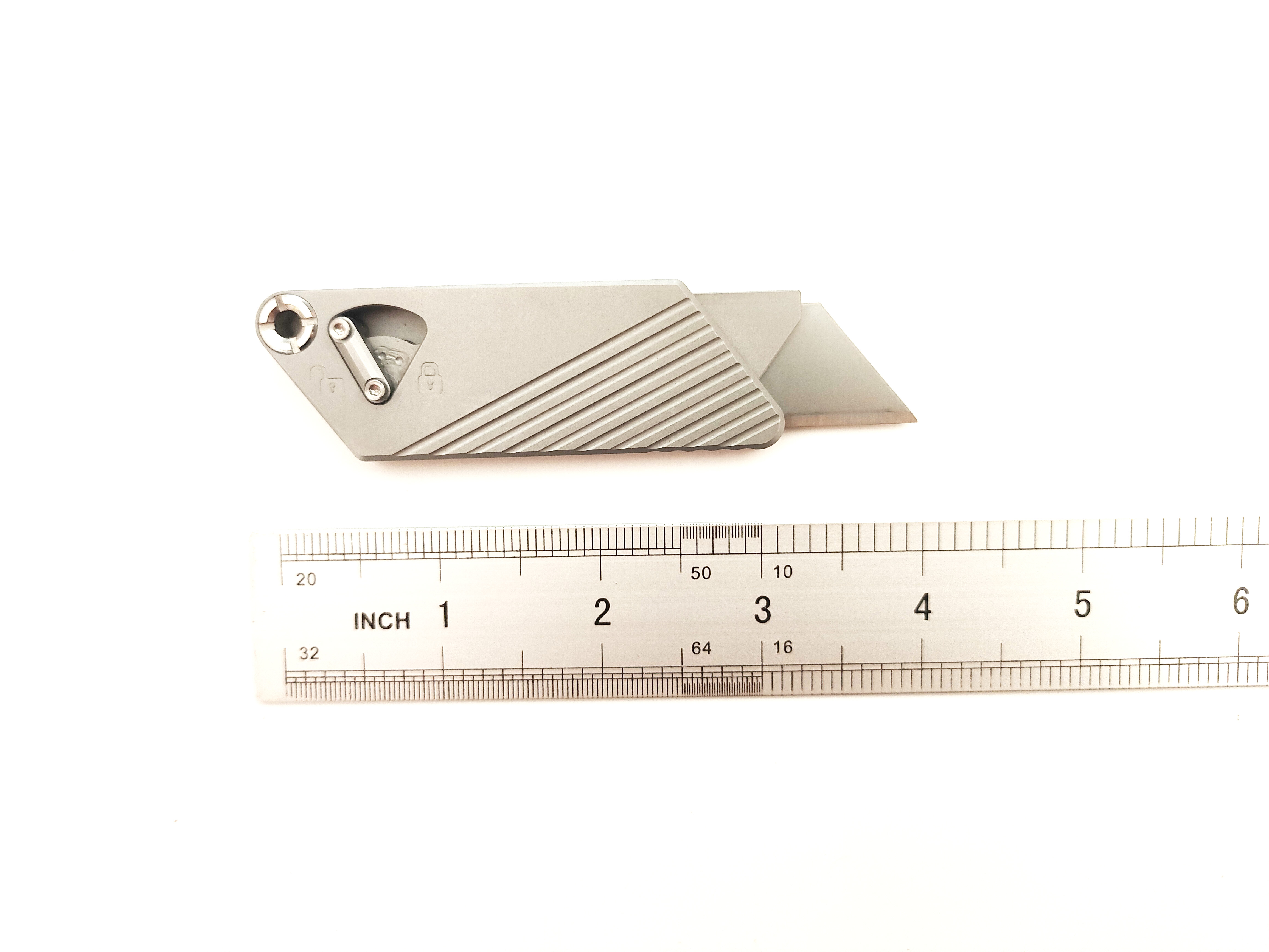 Premium Stainless Steel Gravity Actuated Everyday Carry (EDC) Utility Razor Knife | Custom Logo