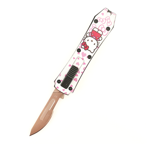 Custom OTF Scalpel Blade Utility Knife | CNC Metal Body Retractable Precision Craft Knife Manufacturer (OEM/ODM)